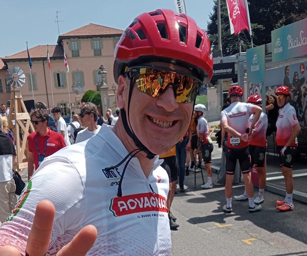 Roberto Maggioni corridore al Giro-E Formaggilandia2